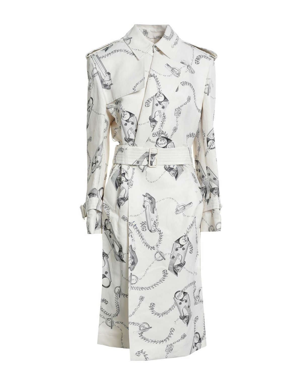 Burberry Womens Overcoat & Trench Coat Ivory