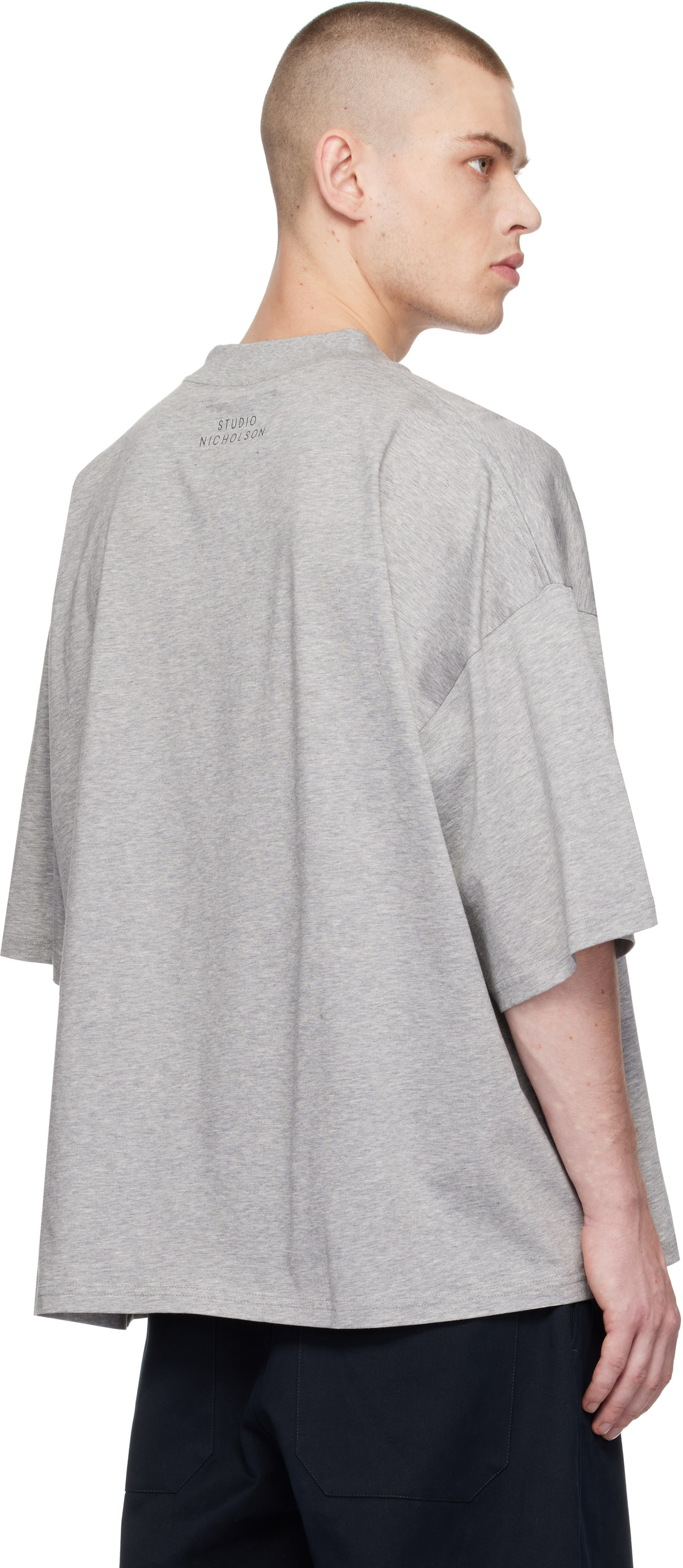 Studio Nicholson Gray Piu T-shirt Studio Nicholson