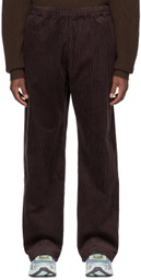 WYNN HAMLYN Brown Relaxed Trousers