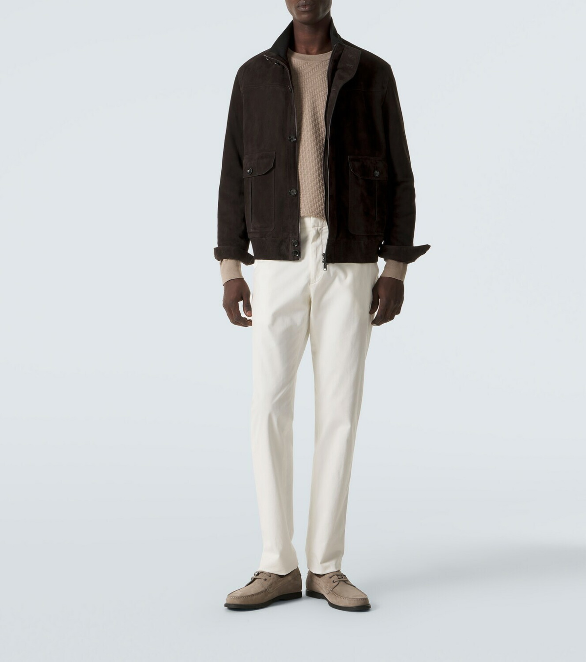 Brioni Cotton, silk, and cashmere sweater