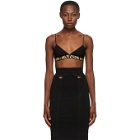 Versace Jeans Couture Black Lace Triangle Bra