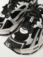 Balenciaga - Runner Distressed Rubber and Mesh Sneakers - White