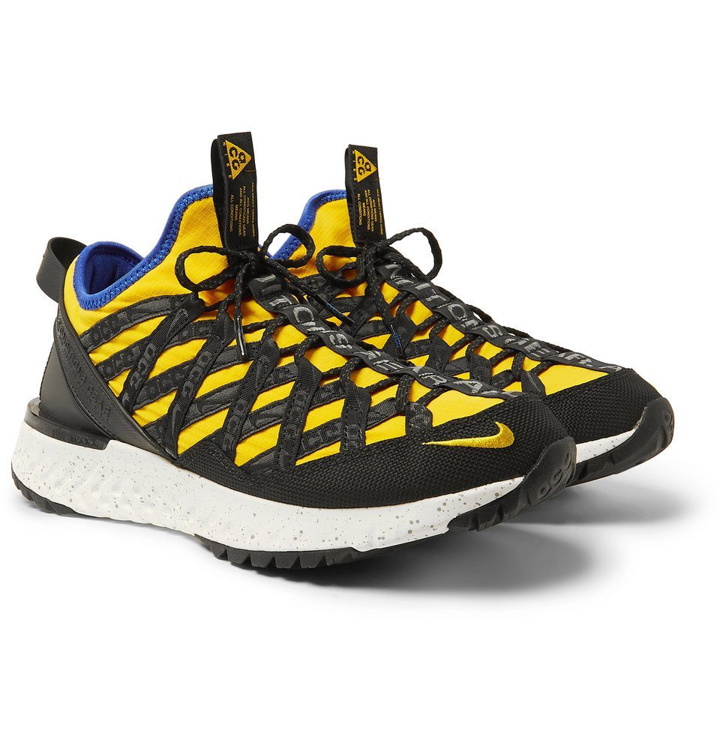 Photo: Nike - ACG React Terra Gobe Ripstop Sneakers - Yellow