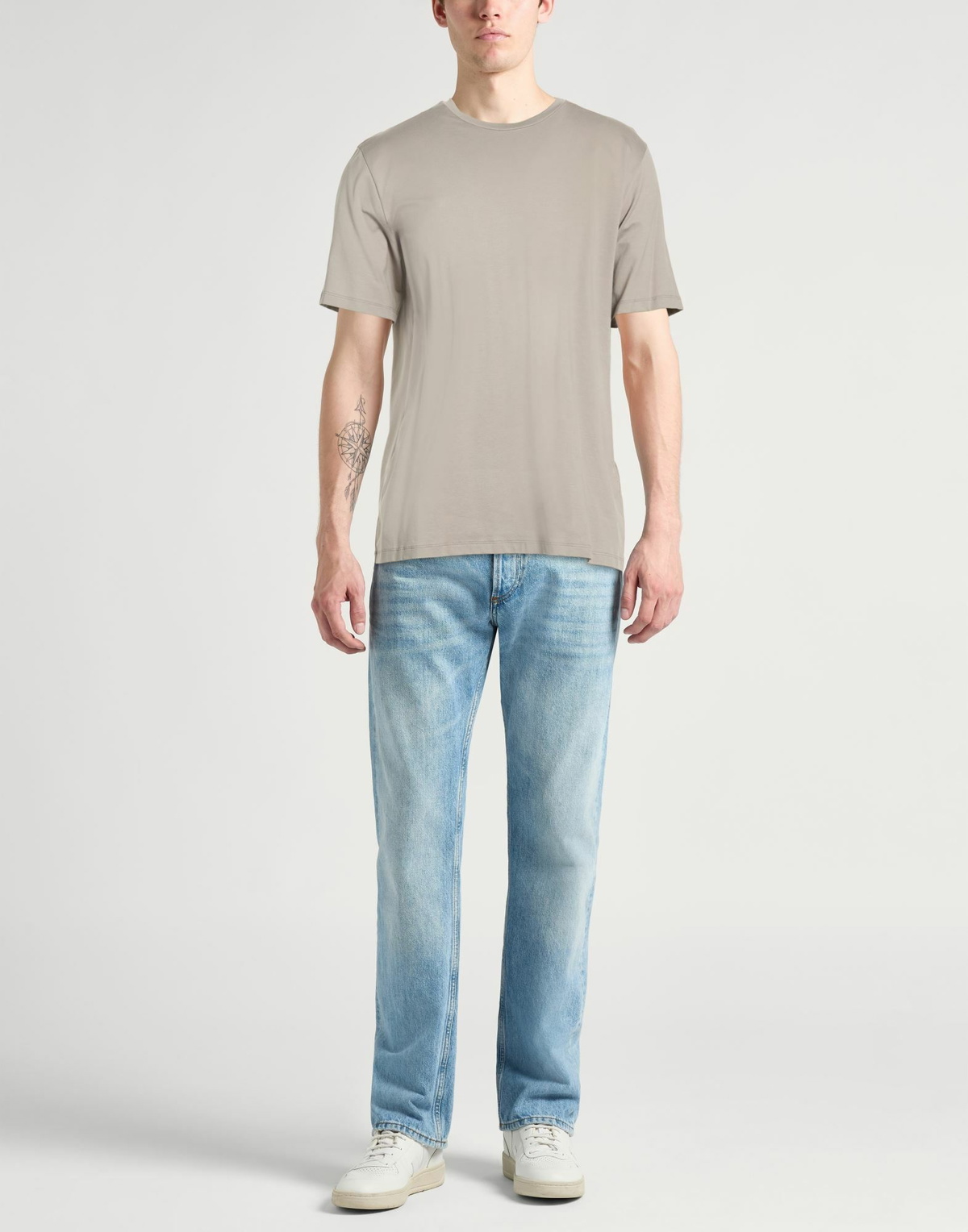 Herno Mens T-shirt Taupe
