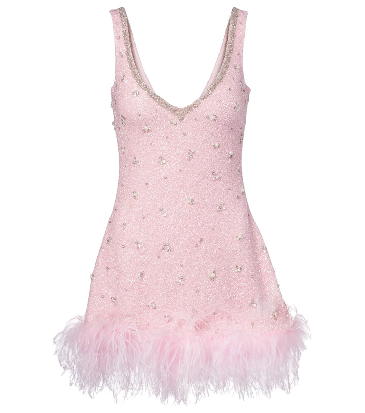 Photo: Clio Peppiatt Coralina crystal-embellished minidress