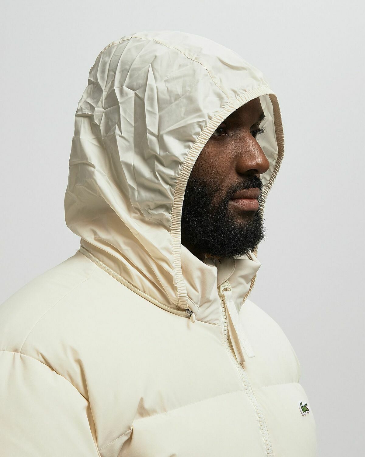 Lacoste PARKAS & BLOUSONS Beige Mens Down & Puffer Jacket