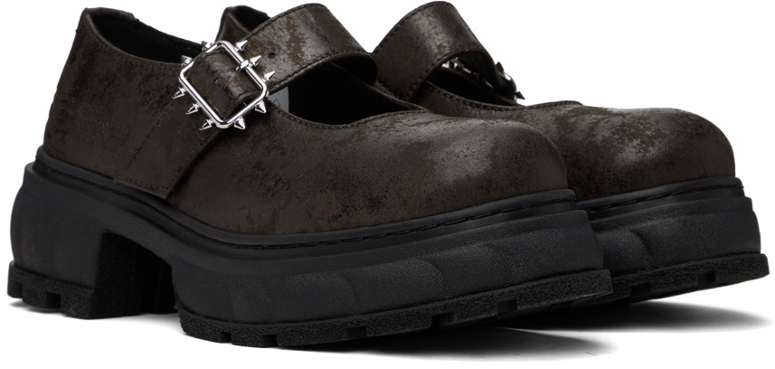 Virón SSENSE Exclusive Brown Impulse Oxfords