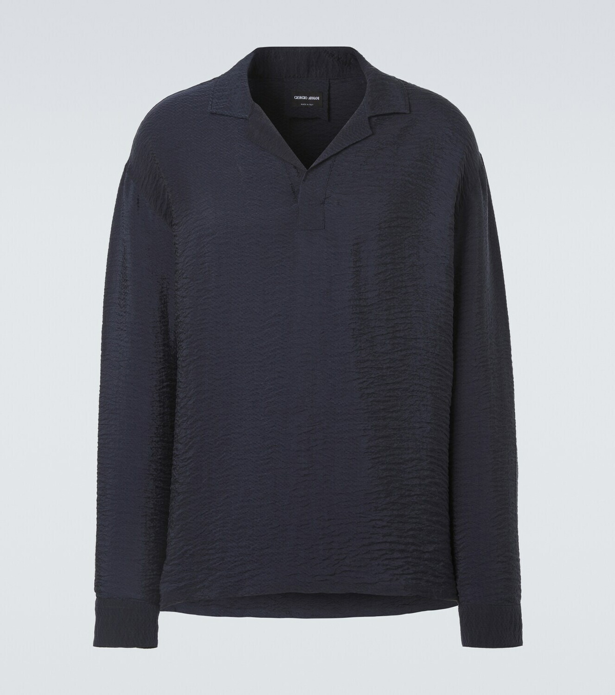 Giorgio Armani Seersucker polo shirt Giorgio Armani