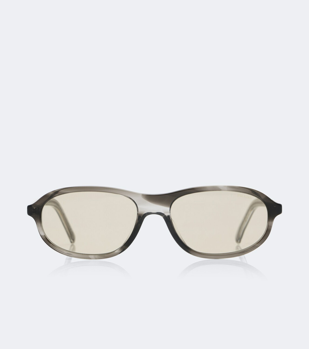 Prada Iconic Plaque oval sunglasses