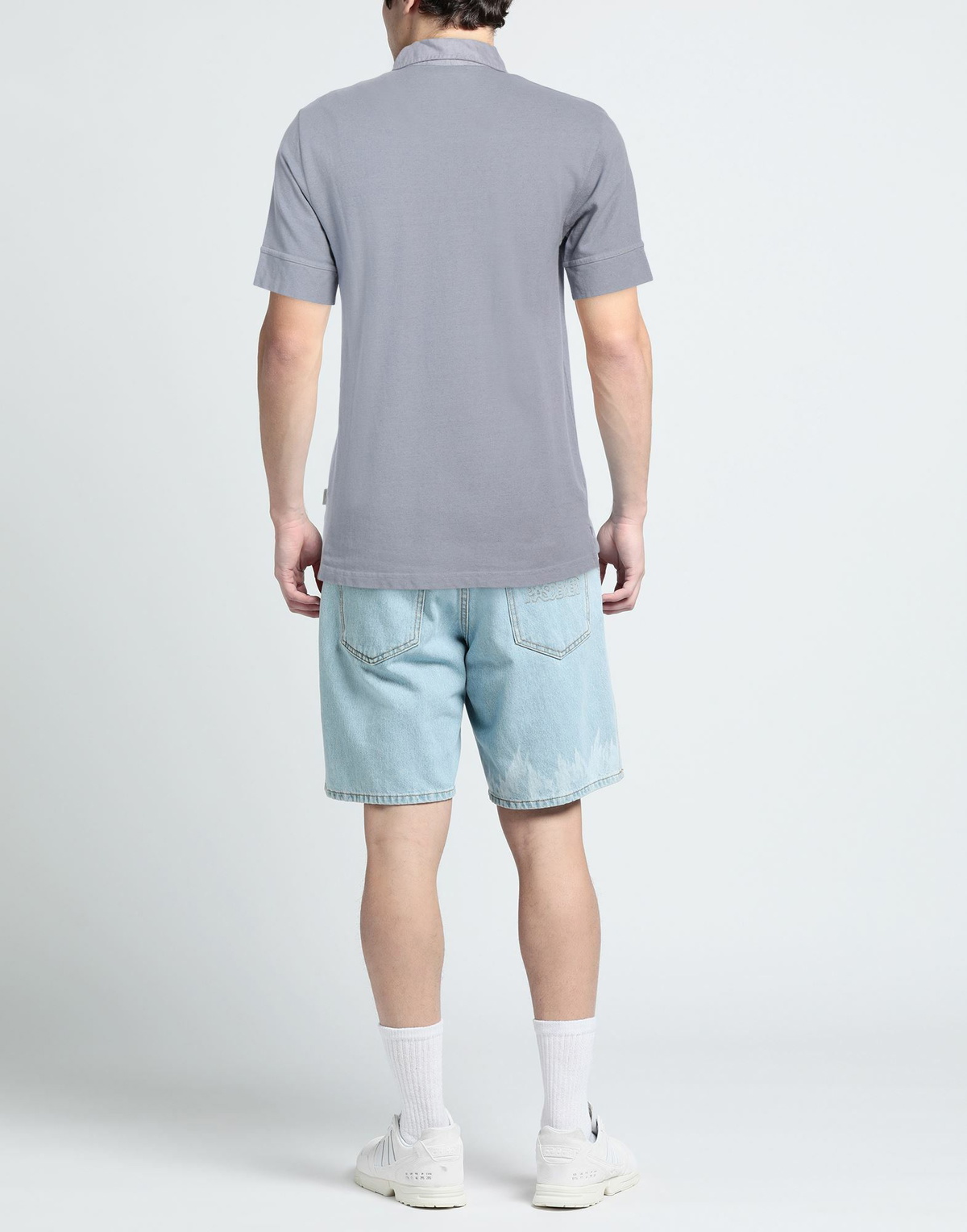 Crossley Mens Polo shirt in Grey