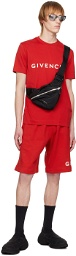 Givenchy Red Archetype Shorts