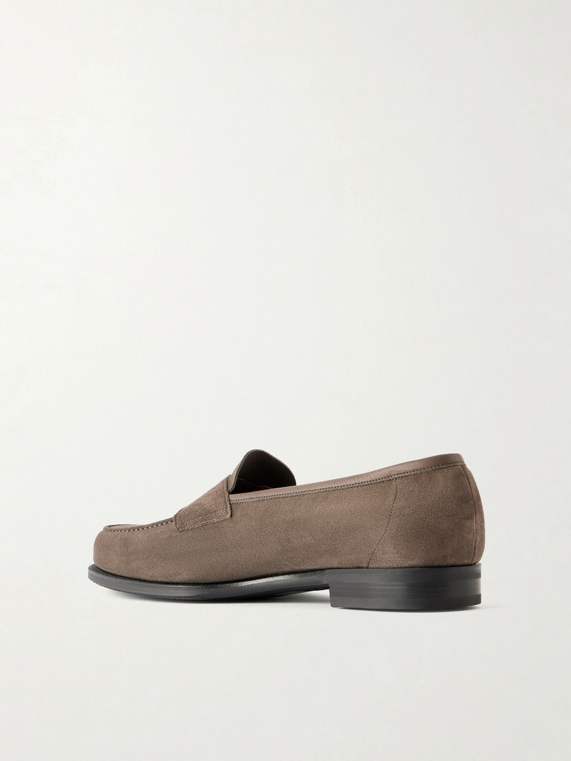 Edward Green - Pimlico Suede Penny Loafers - Brown