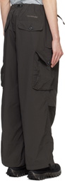 and wander Gray Oversized Cargo Pants