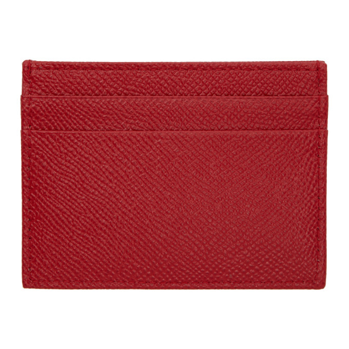 Dolce & Gabbana Crystal Logo Cardholder - Red