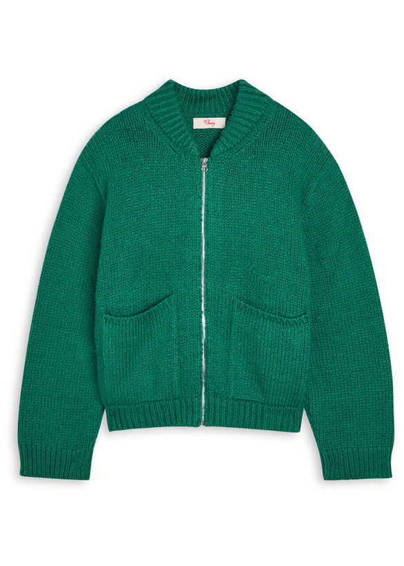 Photo: Cherry Los Angeles Logo-embroidered Knit Jumper Teal