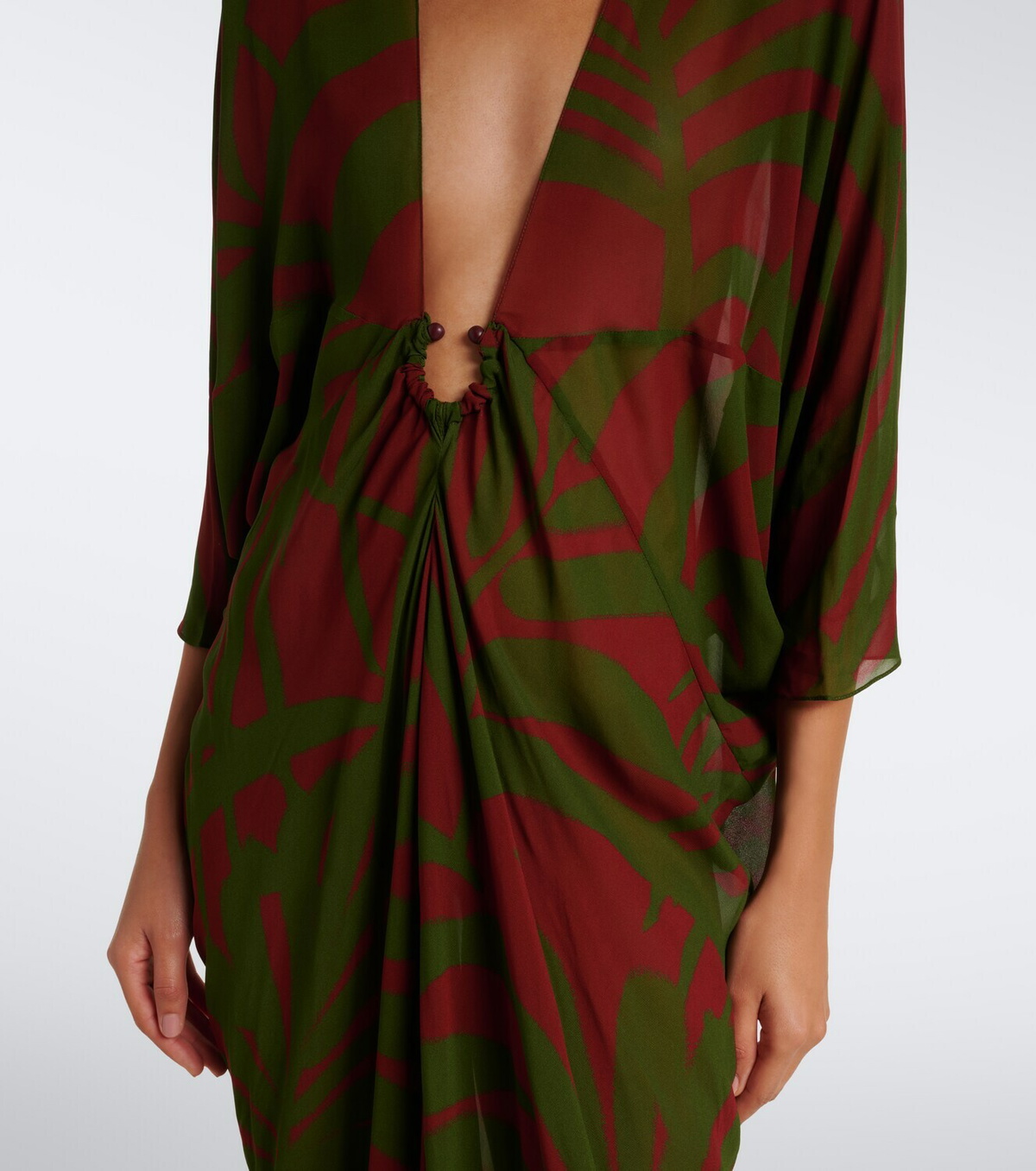 Johanna Ortiz Printed georgette kaftan