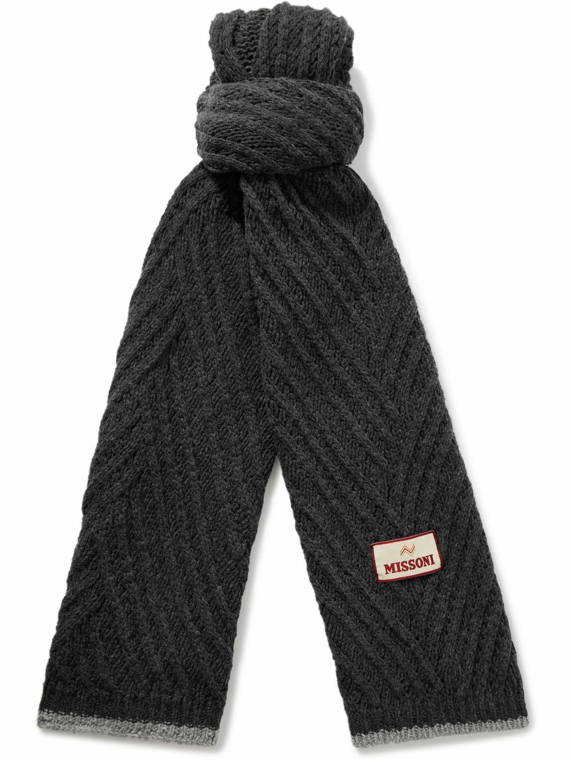 Missoni - Logo-Appliquéd Wool Scarf