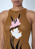 Marni Floral Intarsia Knit Top