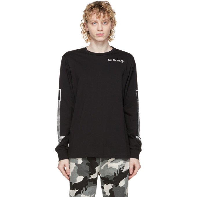 Photo: Diesel Black T-Just-LS-A8 Long Sleeve T-Shirt