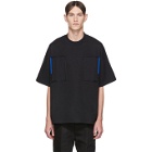 Jil Sander Black Embroidery T-Shirt