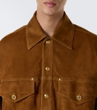 Versace Suede blouson jacket