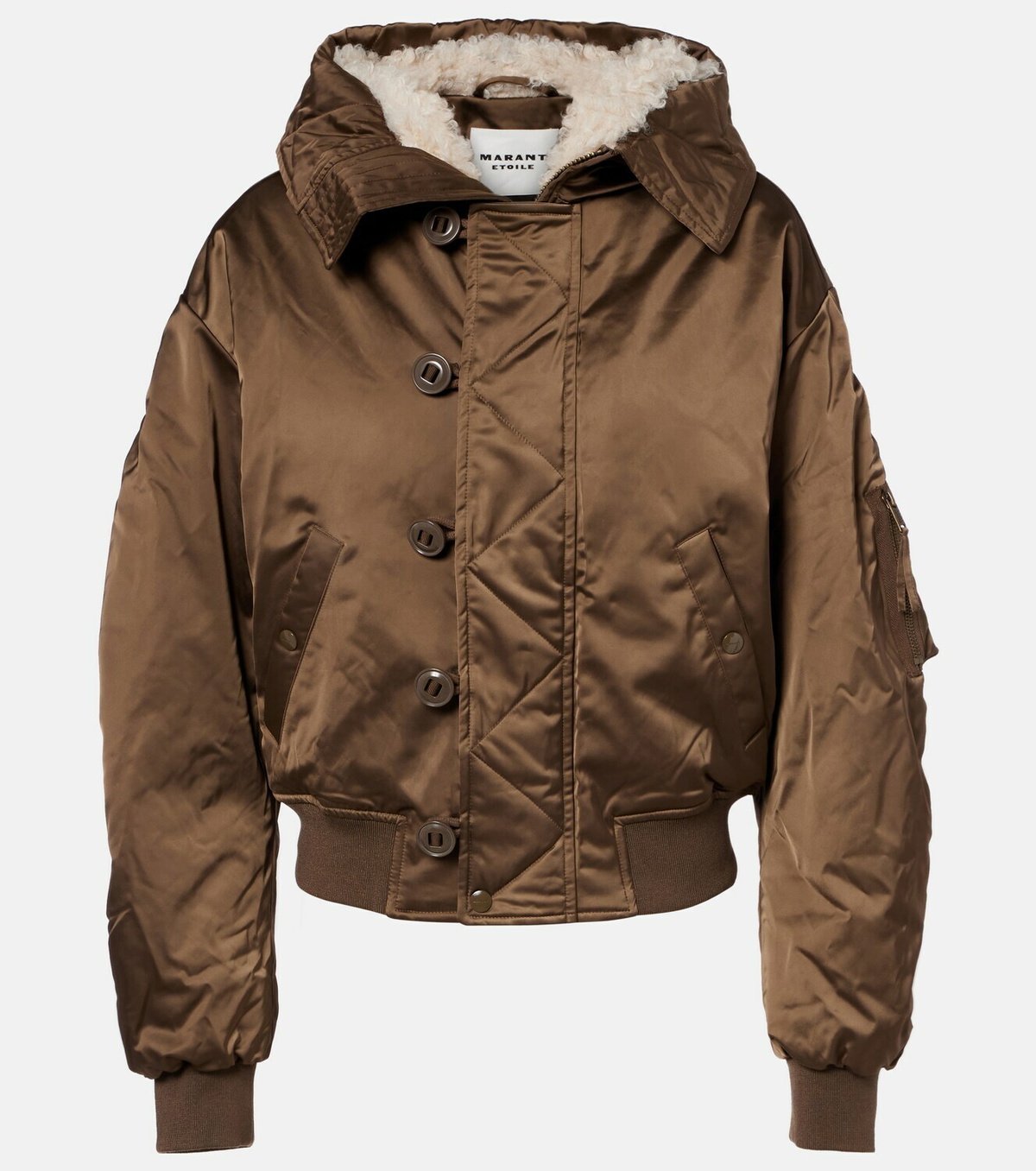 Marant Etoile Elisa hooded bomber jacket