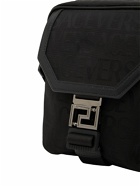 VERSACE - Logo Jacquard Nylon Messenger Bag