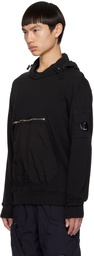 C.P. Company Black Hooded Sweatshirt