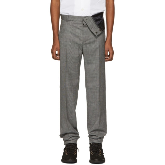 Photo: Y/Project Grey Asymmetric Waist Trousers