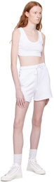 COTTON CITIZEN White Brooklyn Shorts