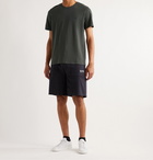 Hugo Boss - Slim-Fit Logo-Embroidered Stretch-Cotton Jersey T-Shirt - Green