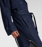 The Frankie Shop Nikola denim trench coat