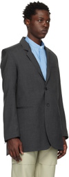 T/SEHNE SSENSE Exclusive Gray Blazer