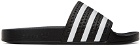 adidas Originals Black Adilette Slides
