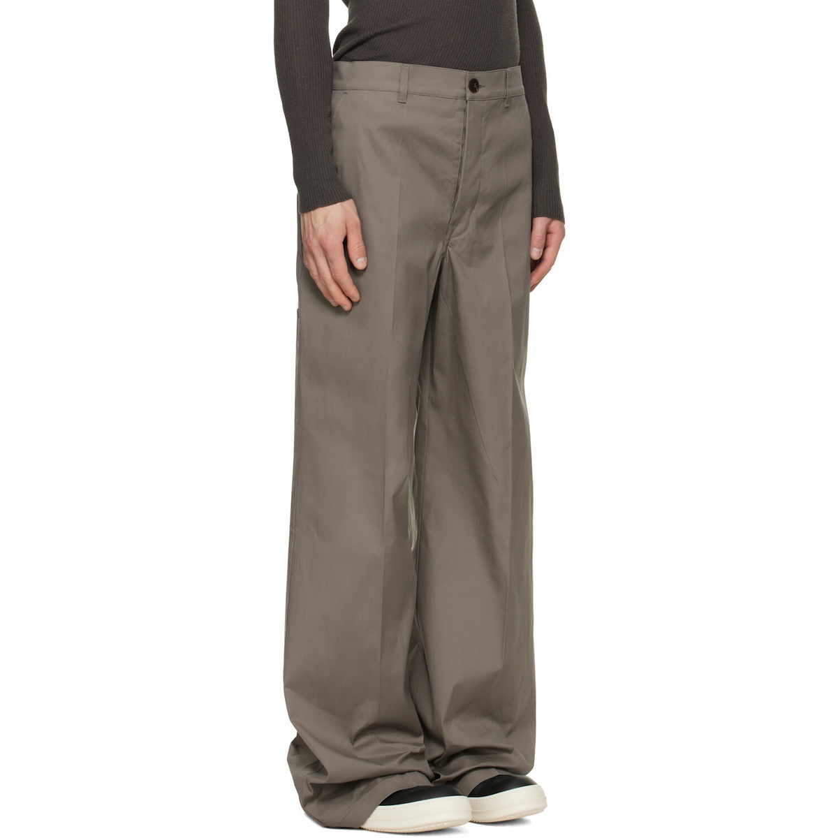 Rick Owens Gray Tower Work Trousers