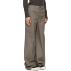 Rick Owens Gray Tower Work Trousers
