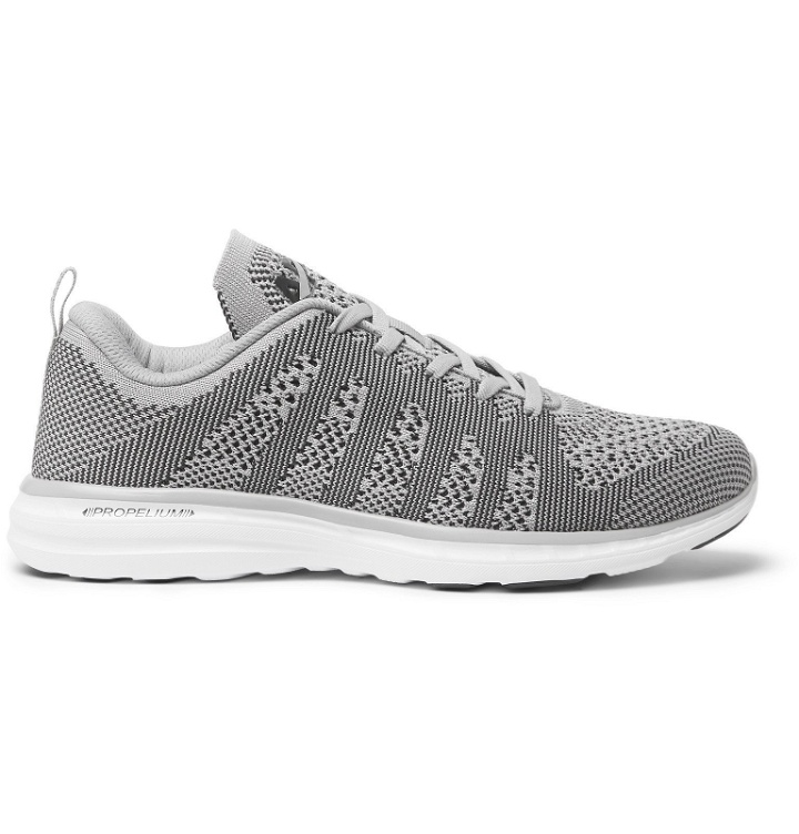Photo: APL Athletic Propulsion Labs - TechLoom Pro Running Sneakers - Gray