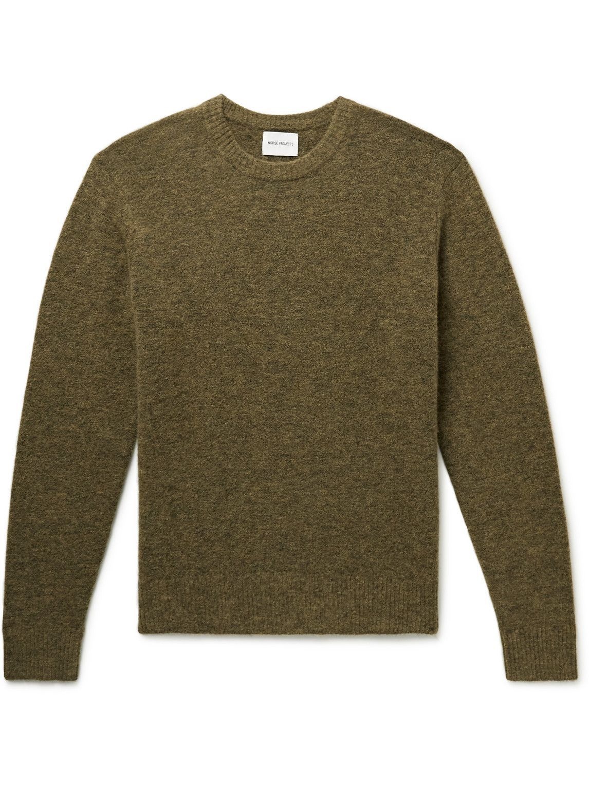 Norse Projects - Sigfred Brushed Knitted Sweater - Brown Norse Projects