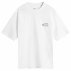 Wax London Men's Milton T-Shirt in Daffodil Construction White