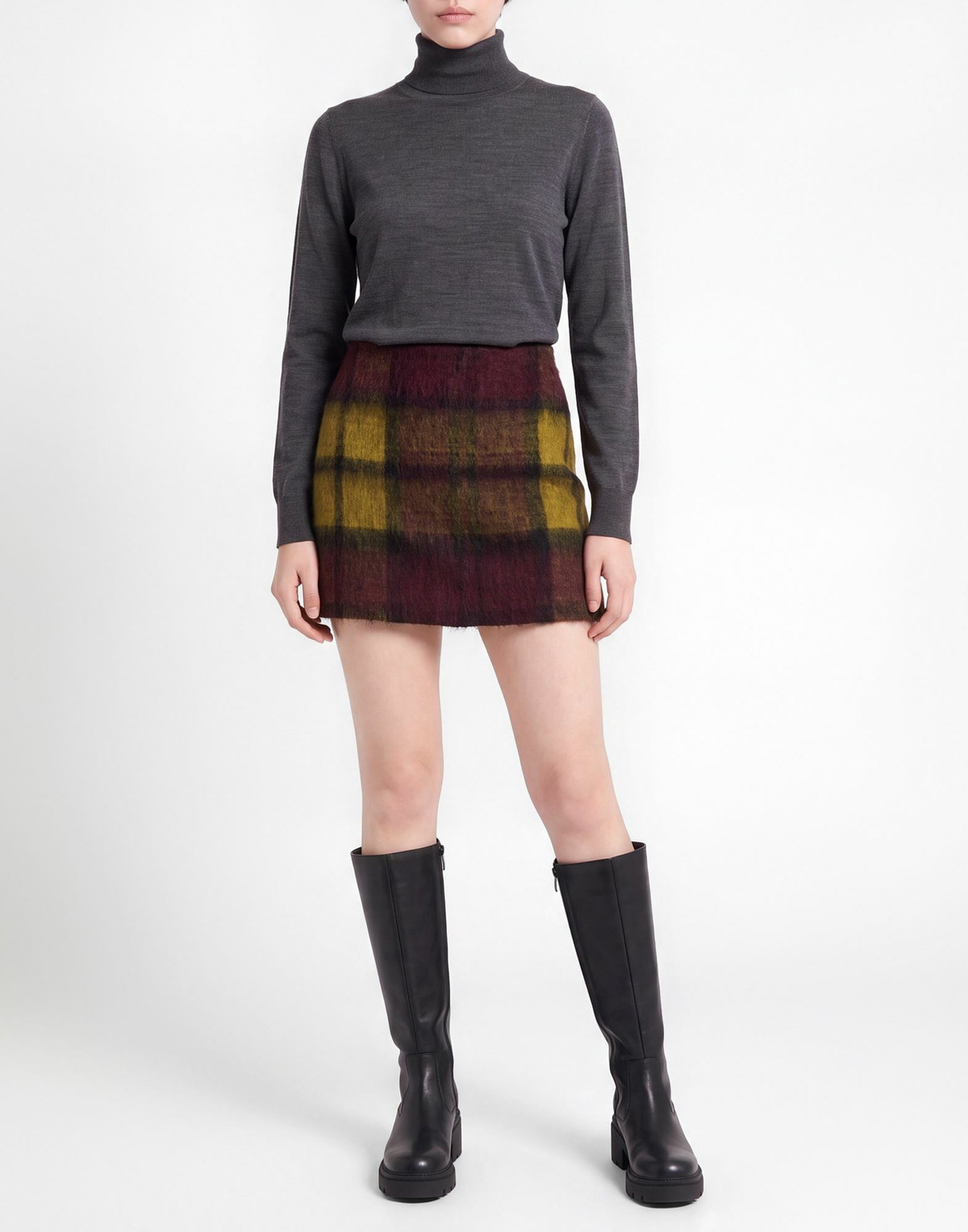 Roberto Collina Womens Mini skirt Burgundy