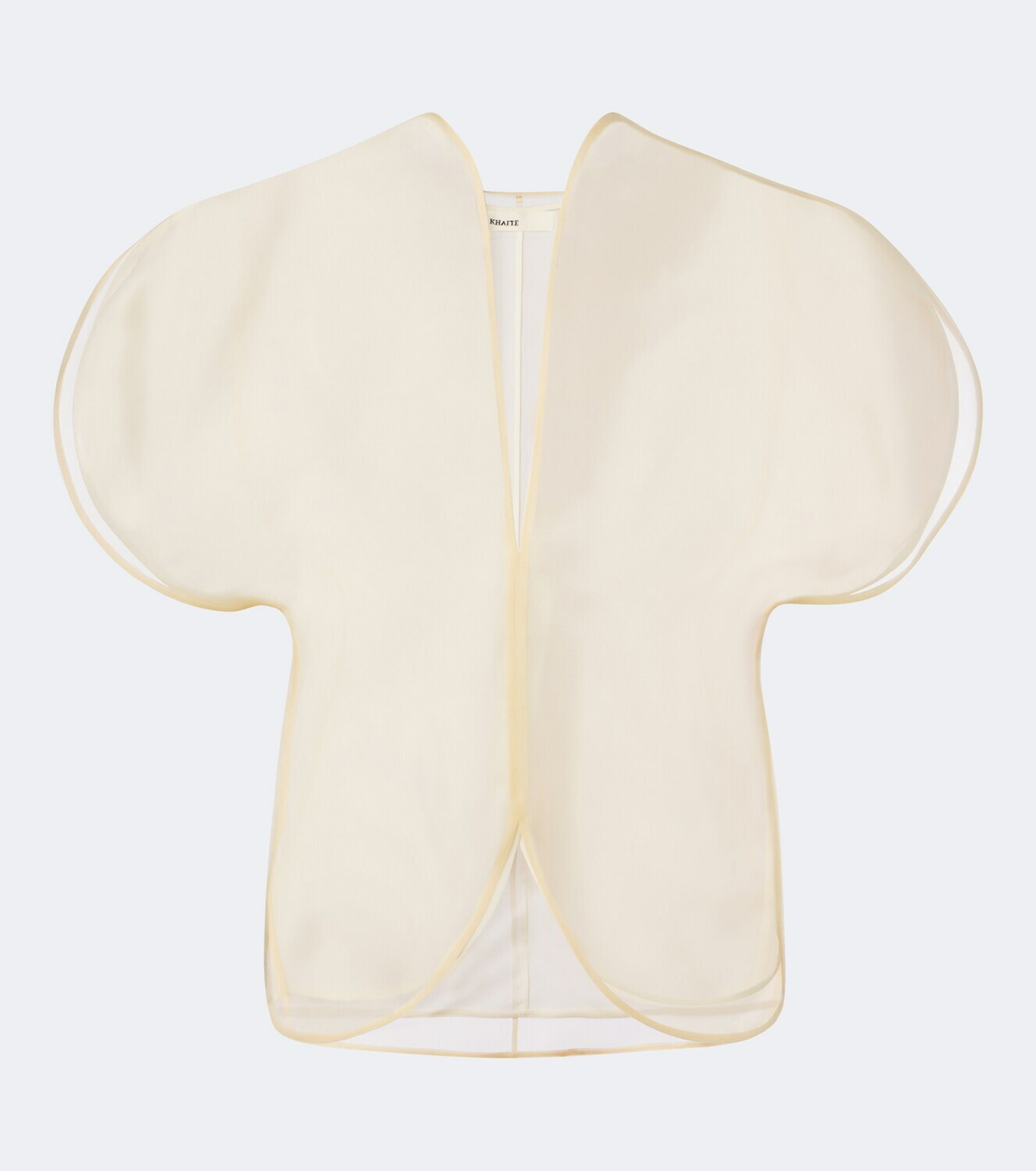 Khaite Briar silk organza top