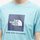 The North Face Men's Raglan Redbox T-Shirt in Reef Waters/Summit Navy