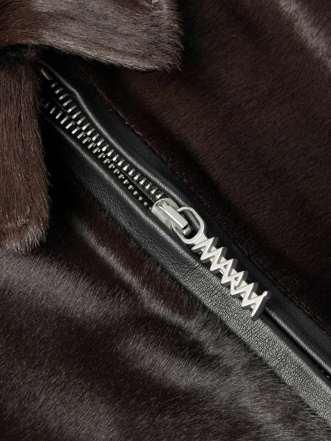 Marni - Leather-Trimmed Calf Hair Jacket - Black