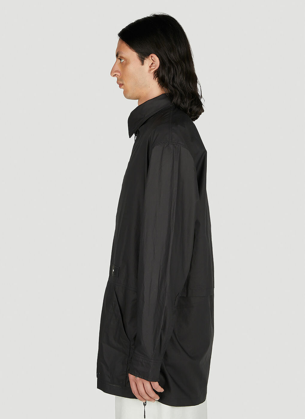 Y-3 - Logo Patch Overshirt in Black Y-3