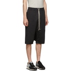 Rick Owens Drkshdw Black Pods Shorts