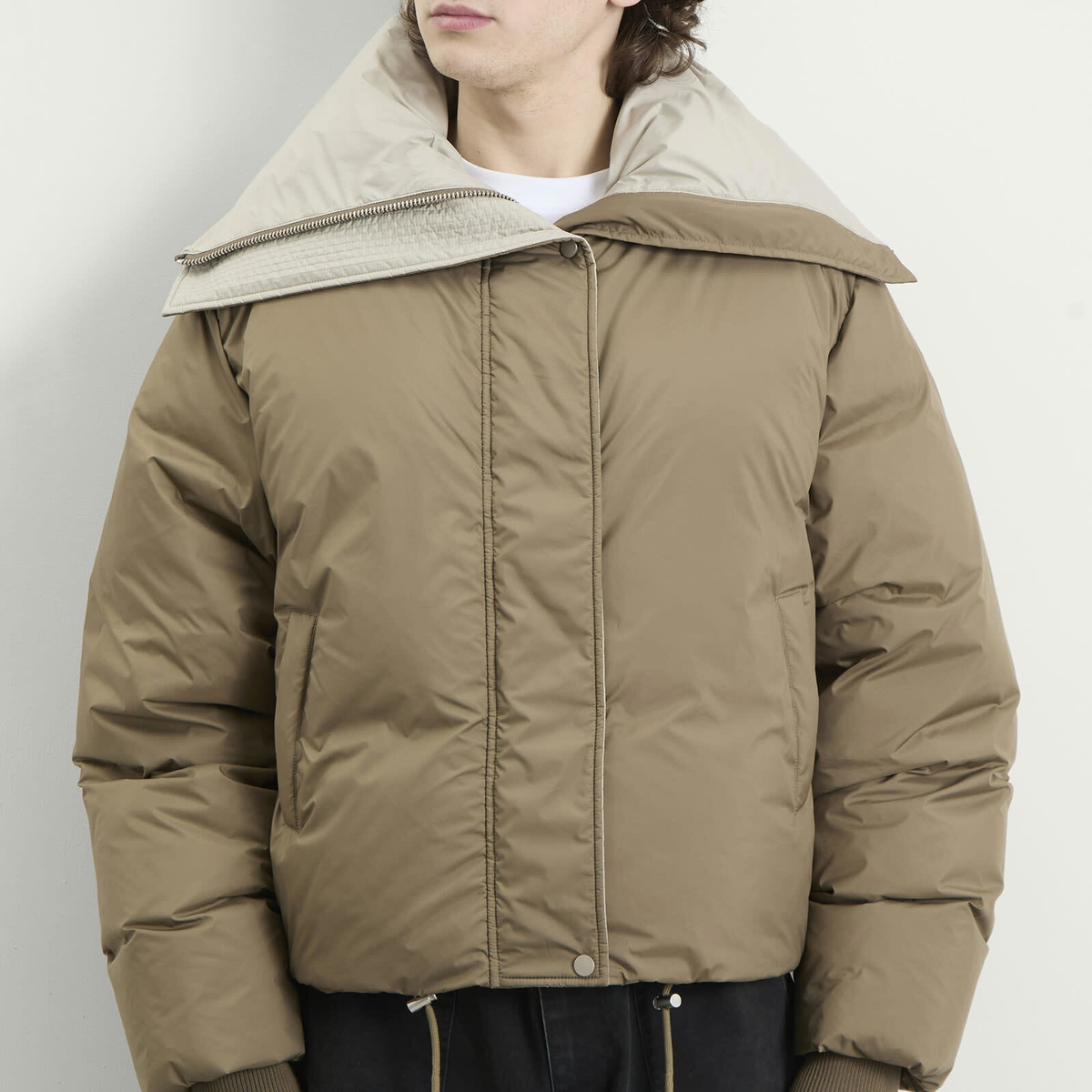 Entire Studios Men's Kelly Padded Jacket in Fossil