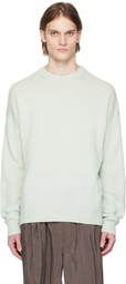 Jil Sander Green Crewneck Sweater