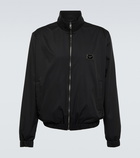 Dolce&Gabbana Logo cotton jersey zip-up jacket