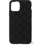 BOTTEGA VENETA - Intrecciato Rubber iPhone 11 Pro Case - Black