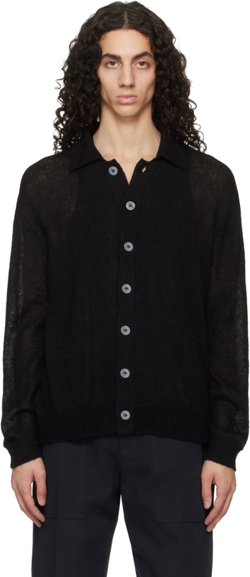 Photo: Studio Nicholson Black Hamto Kint Cardigan